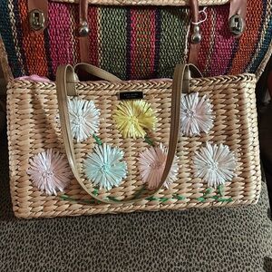 Kate Spade Straw Purse